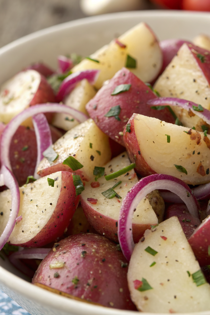 No Mayo Potato Salad With Herbs