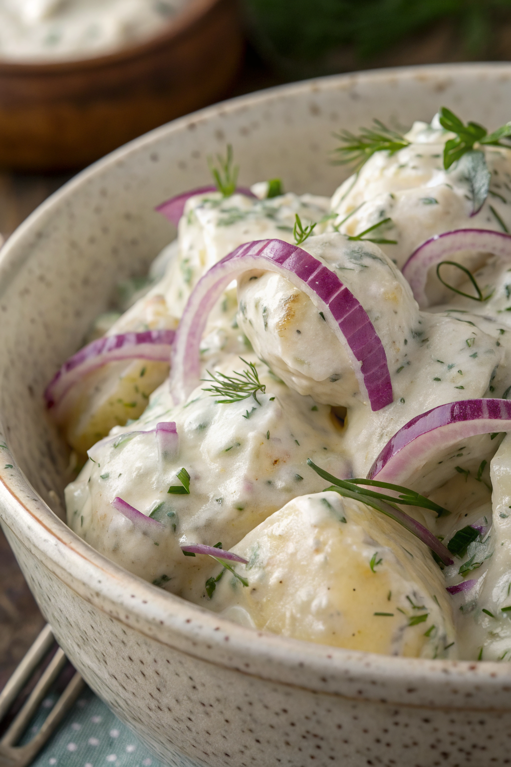 Sour Cream and Onion Potato Salad