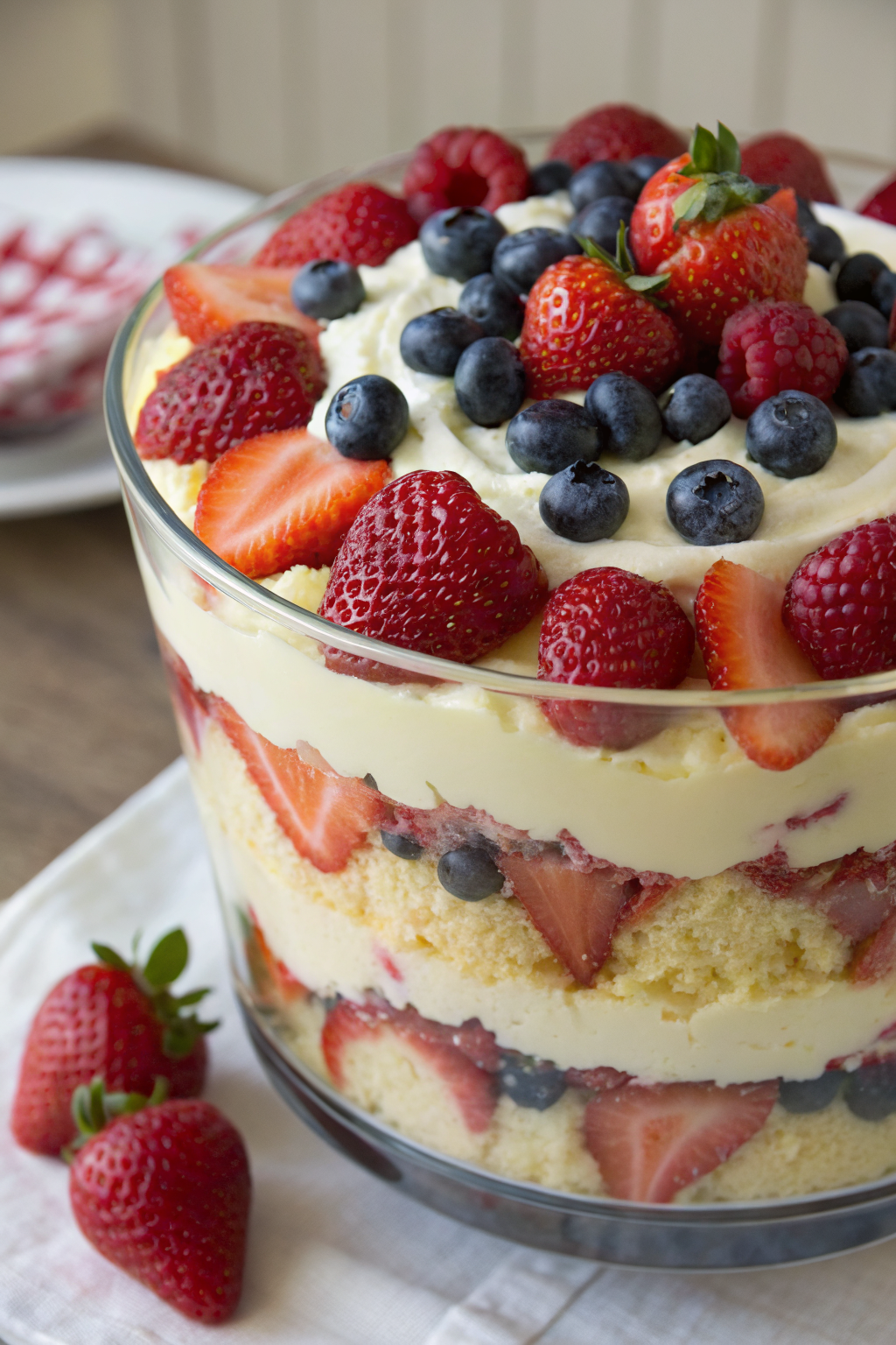 Angel Food Berry Trifle Recipe