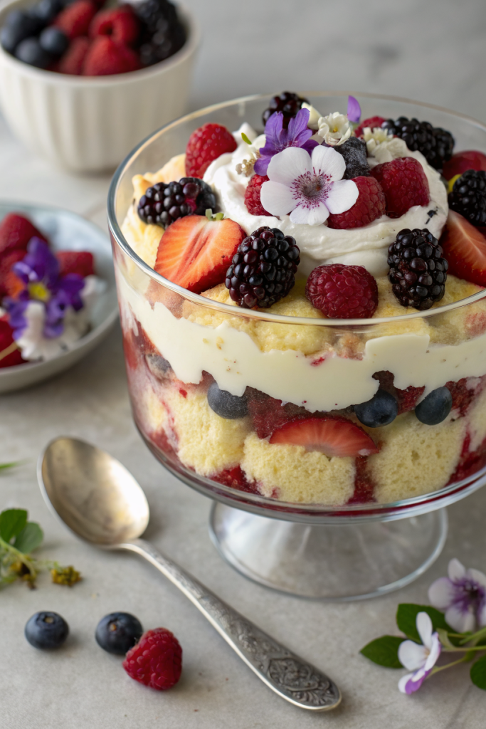 Berry Tiramisu Trifle Recipe
