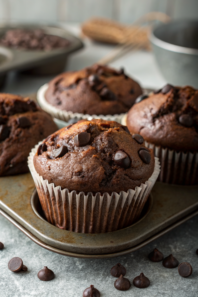 Chocolate Zucchini Muffins Recipe