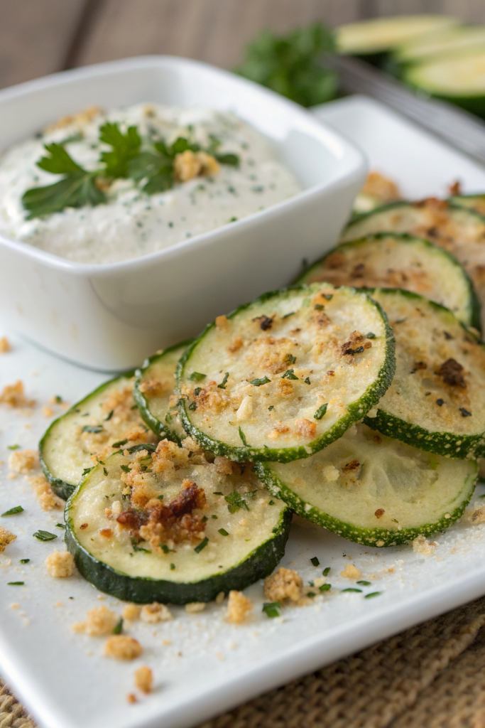 Crispy Baked Zucchini Chips Recipe