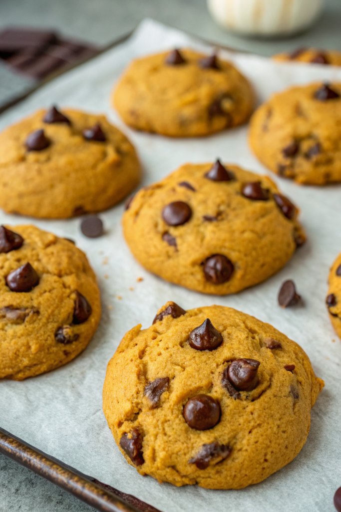 Pumpkin Chocolate Chip Cookies Recipe