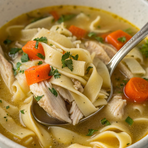 Rotisserie Chicken Noodle Soup Recipe